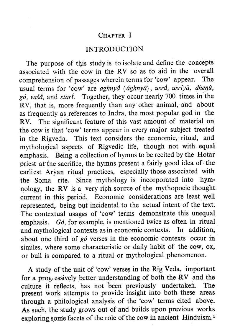 Concept Of Cow In The Rigveda - Indya
