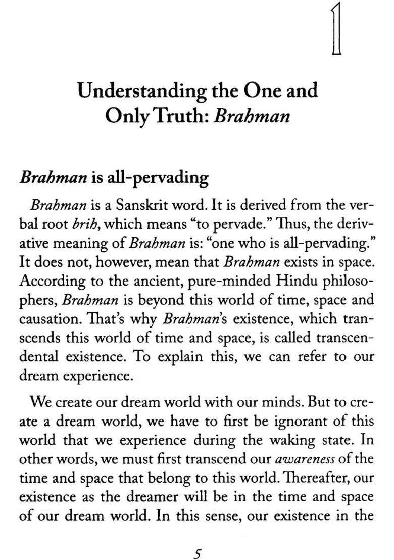 Journey From Many To One Essentials Of Advaita Vedanta - Indya