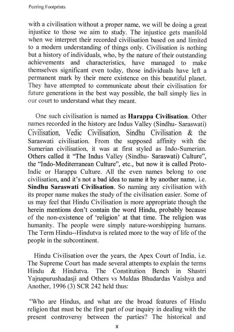 Peering Footprints - An Untold Mapping Of Rig Veda And Saraswati With Mohenjo Daro - Indya