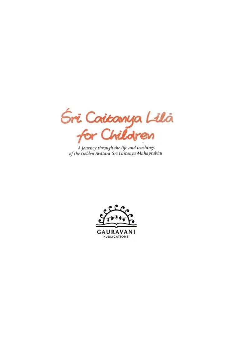 Sri Caitanya Lila For Children - Indya