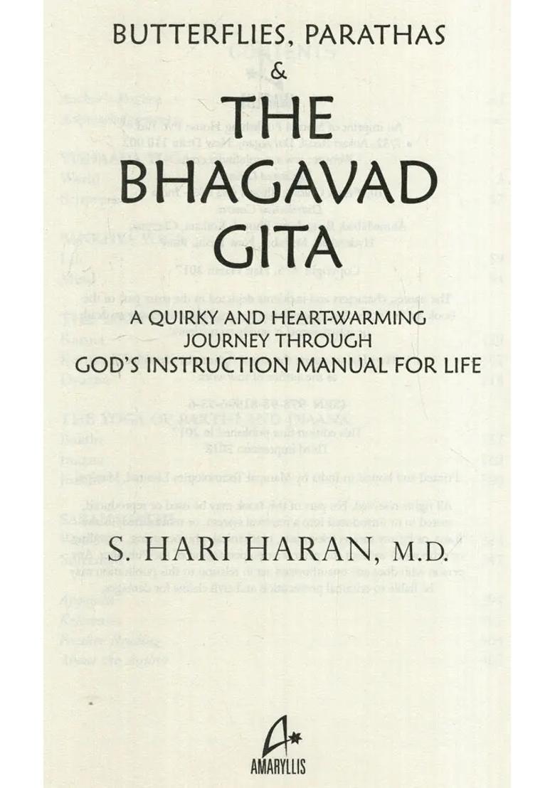 Butterflies Parathas & The Bhagavad Gita A Quirky And Heart-Warming Journey Through God