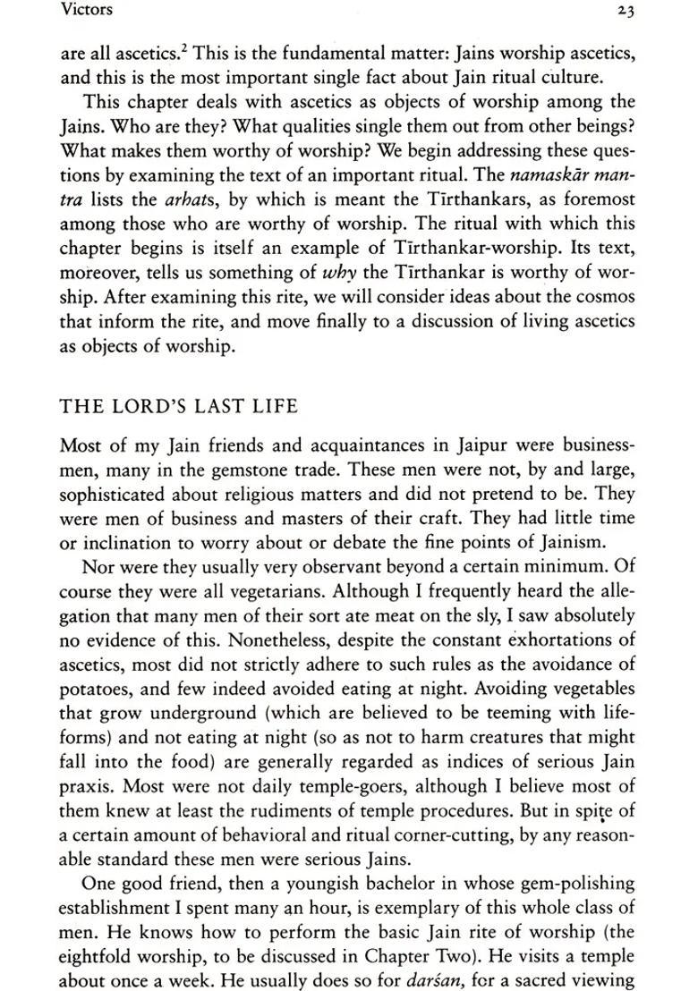 Ascetics And Kings In A Jain Ritual Culture - Indya