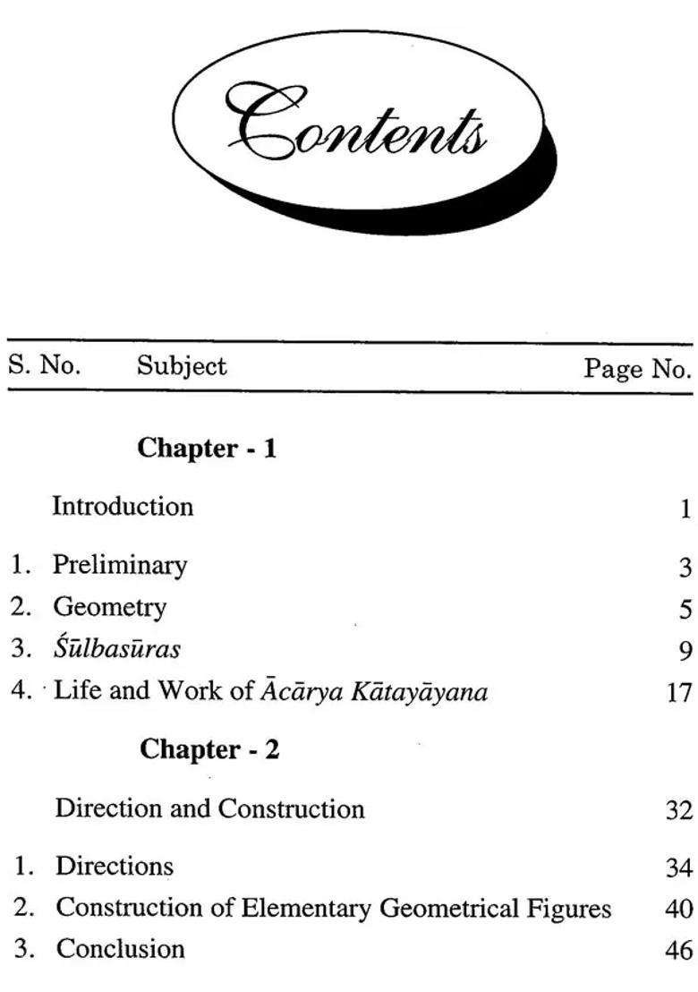 Katyayana Subasutra And Modern Mathematical Interpretations Of Its Sutras - Indya