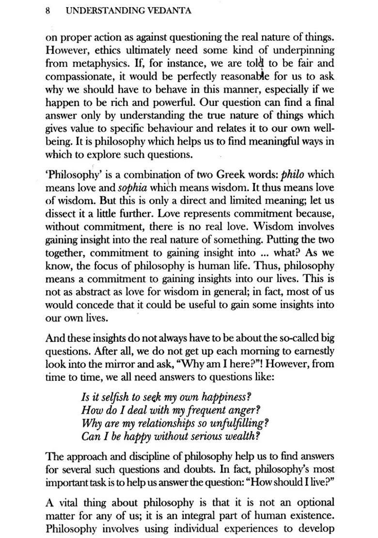 Understanding Vedanta A Contemporary Approach A Collection Of Essays To Introduce Vedanta - Indya