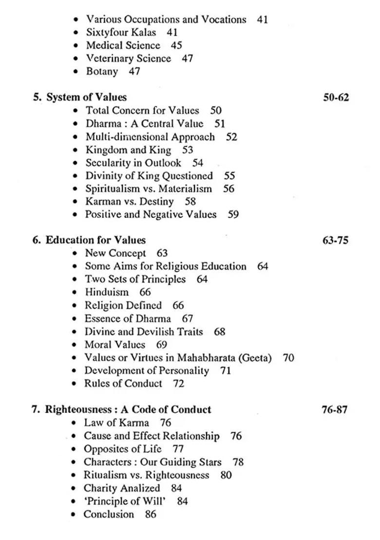 Education And Value In The Mahabharata - Indya
