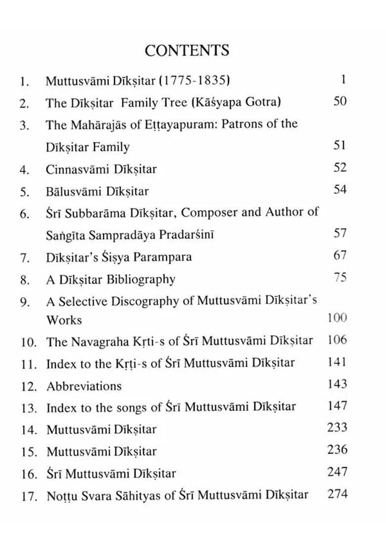Sri Muttusvami Diksitar- A Journey Through His Life And Music - Indya