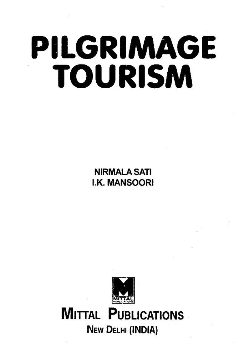 Pilgrimage Tourism - Indya