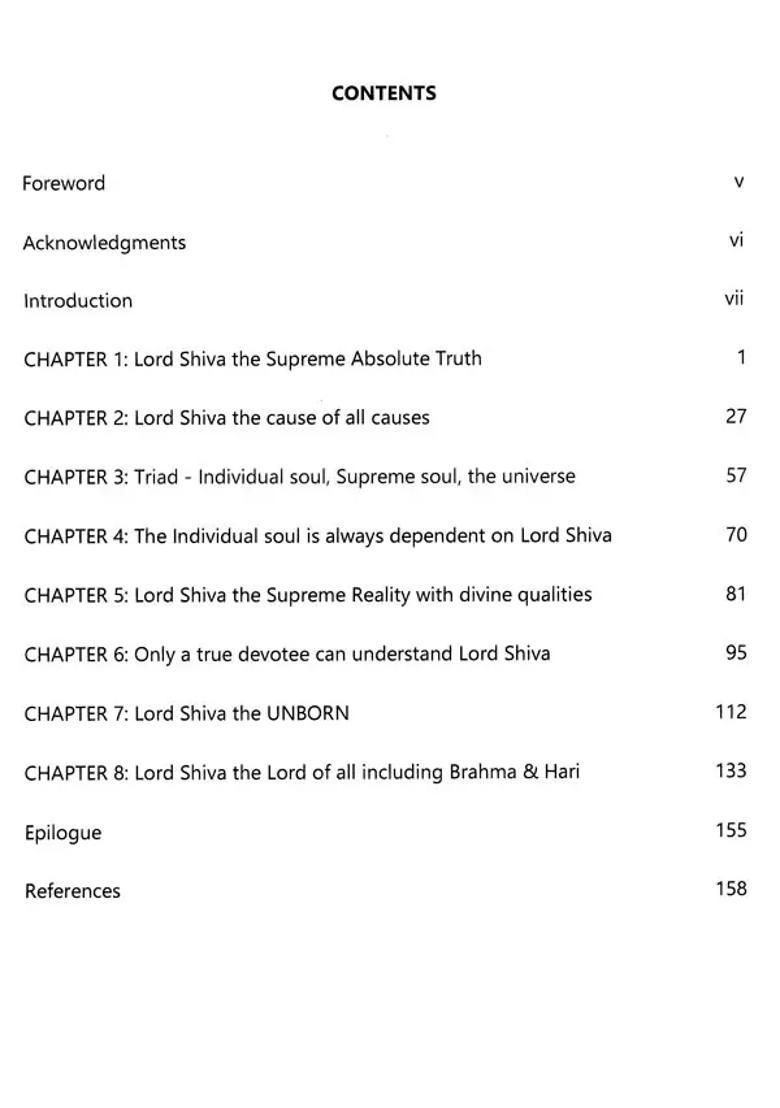 Lord Shiva- The Only Object Of Desire According To The Vedas Sanskrit Text With Transliteration And English Translation - Indya