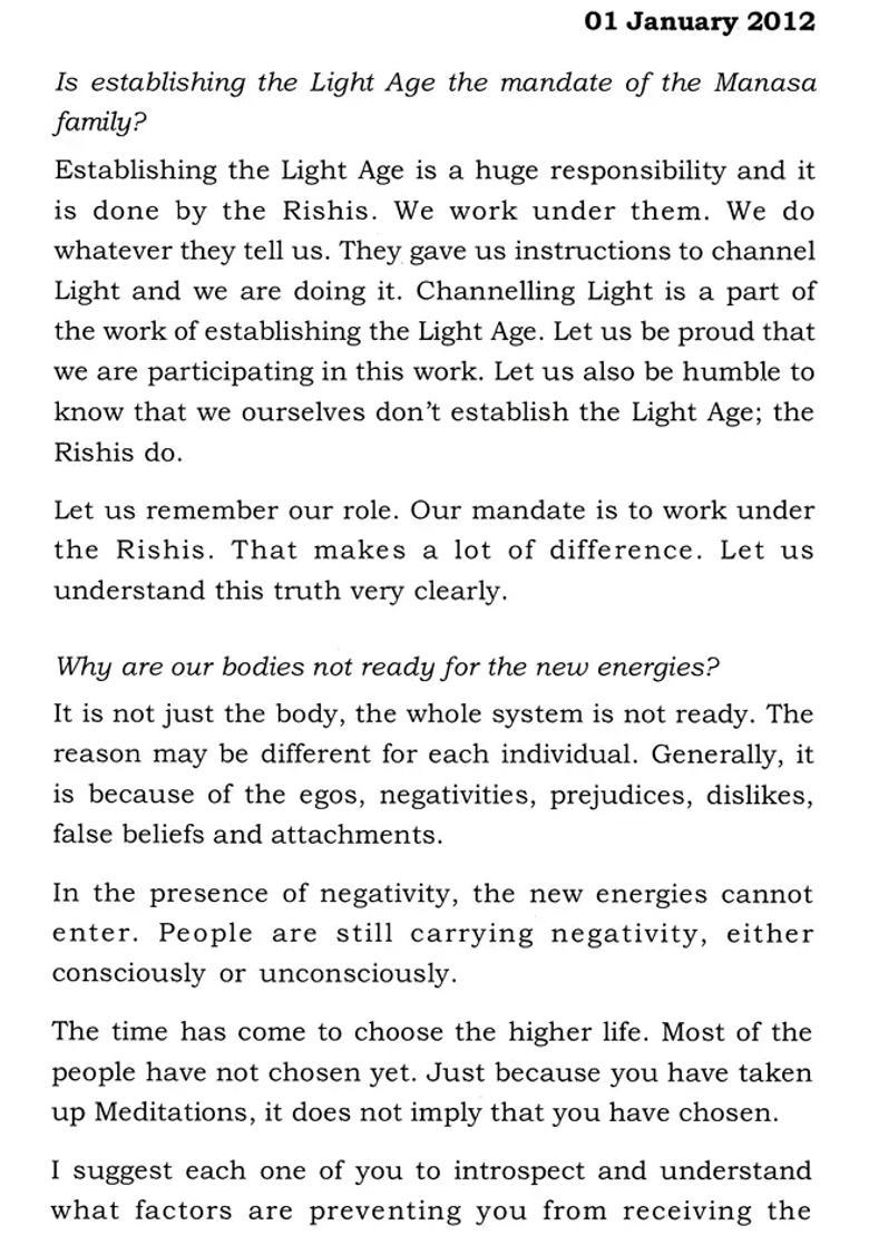 Channelled Knowledge From The Rishis - Indya