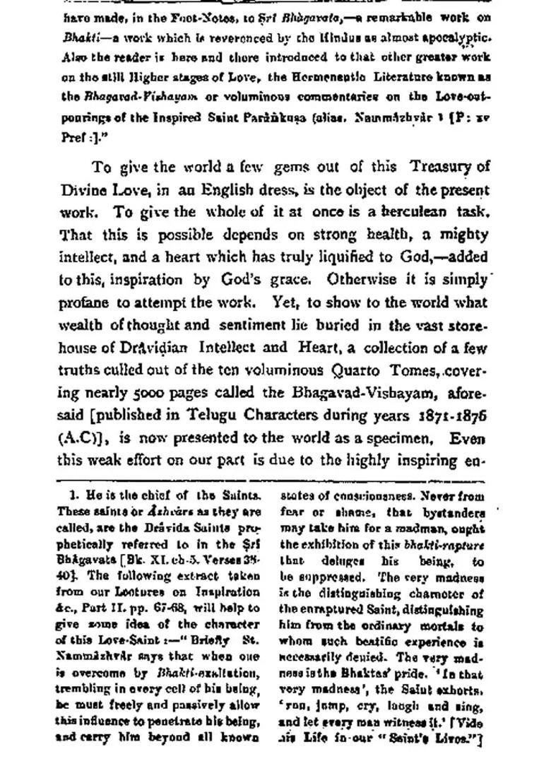 The Divine Wisdom Of The Dravida Saints An Old And Rare Book - Indya