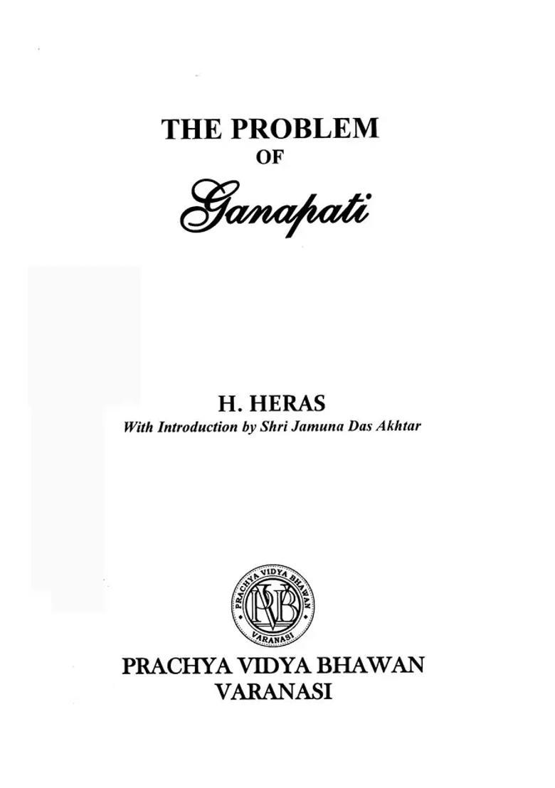 The Problem Of Ganapati - Indya