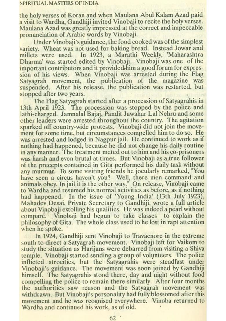 Spiritual Masters Of India An Old And Rare Book - Indya