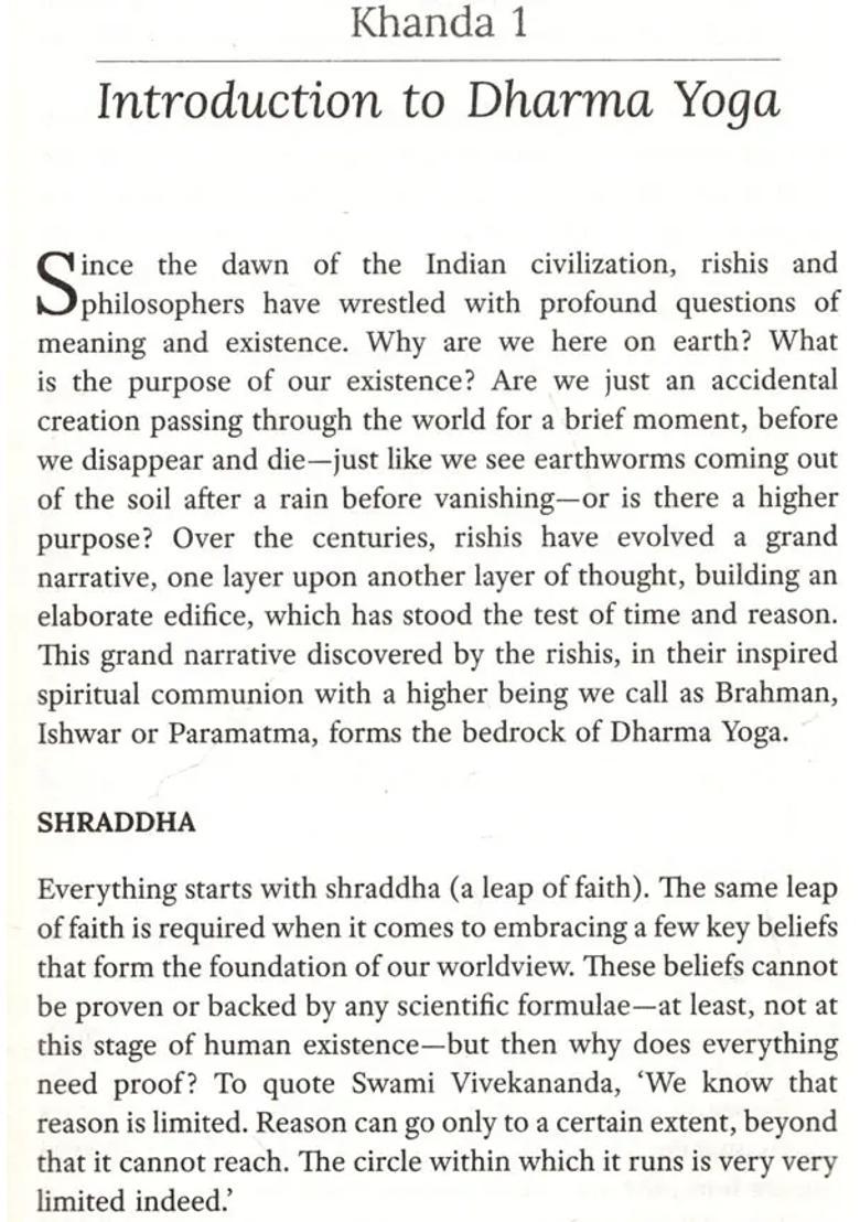 Dharma Yoga Beliefs And Practices In Hinduism Volume-1 - Indya