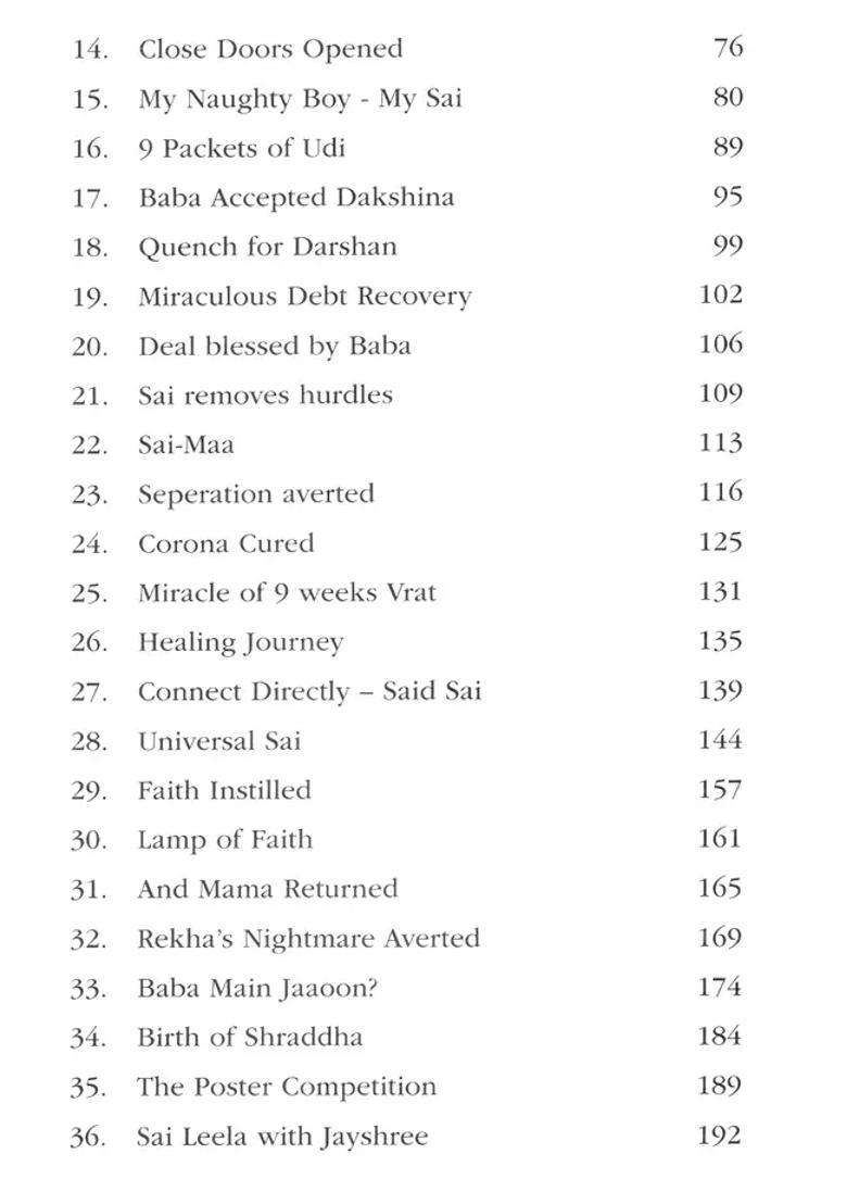 Miracles Of Sai Forever & Beyond - Indya