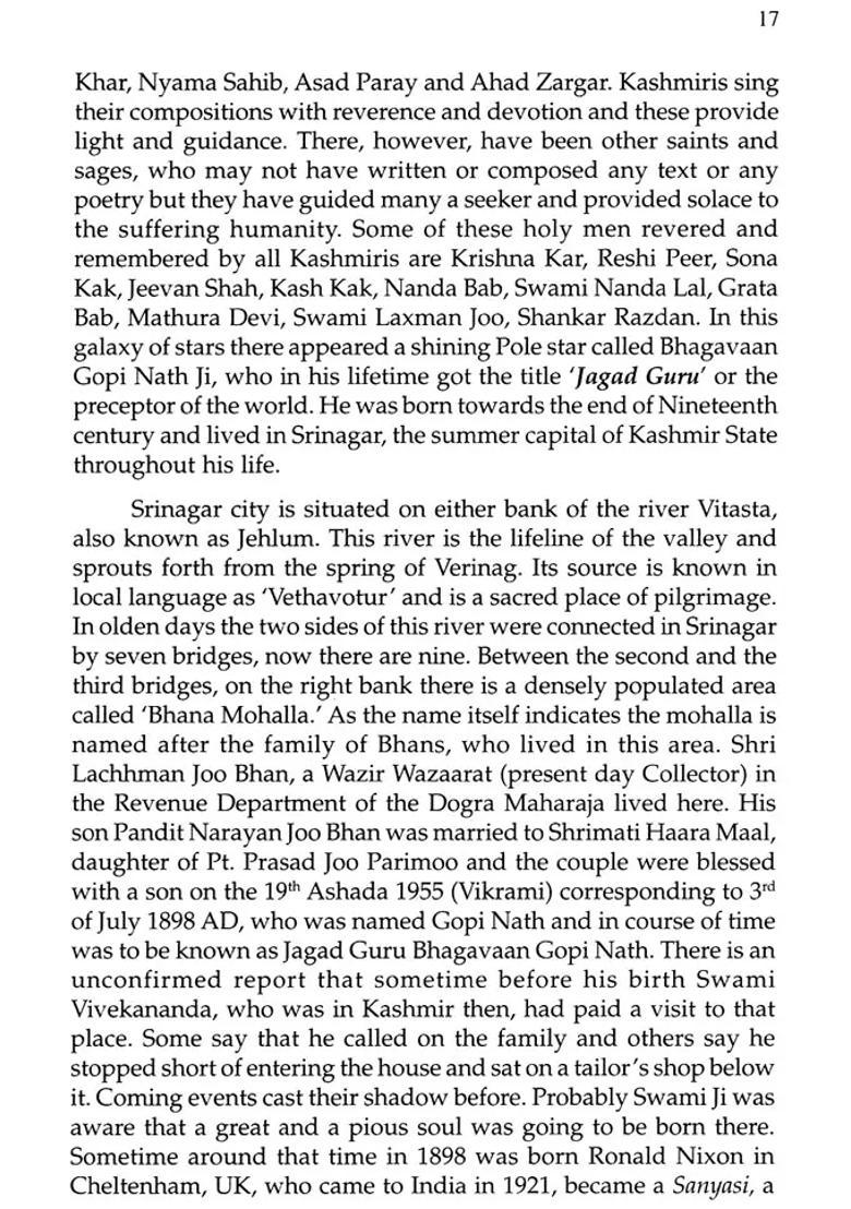 The Saint Of Extraordinary Bhagavaan Gopinath Ji His Life And Message - Indya