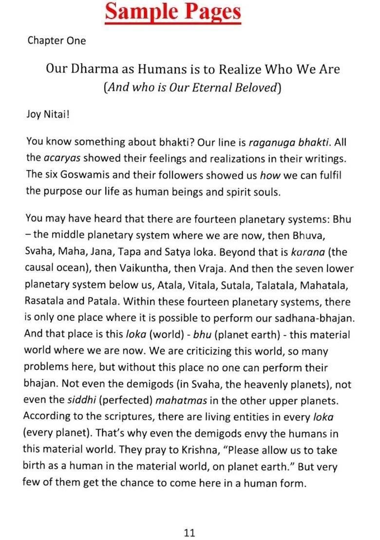 Living Raganuga Bhakti - Indya