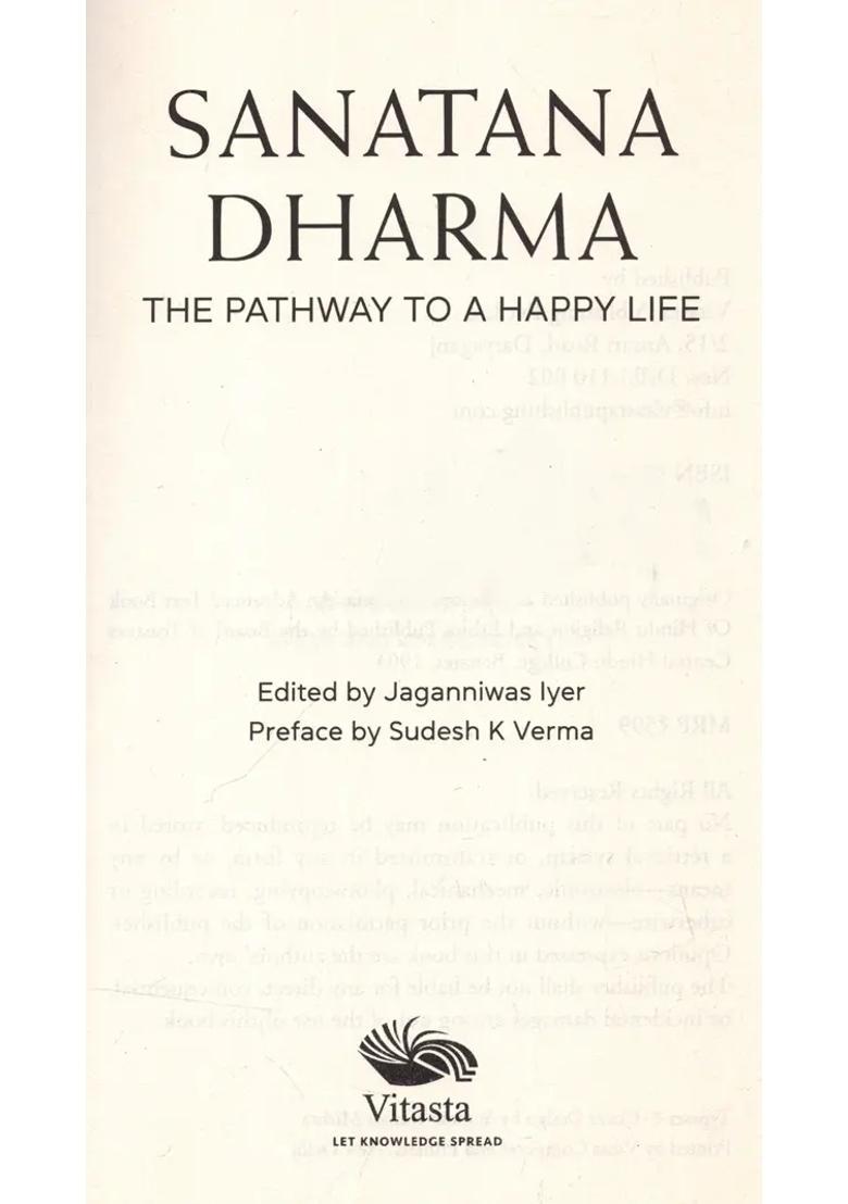 Sanatana Dharma- The Pathway To A Happy Life - Indya