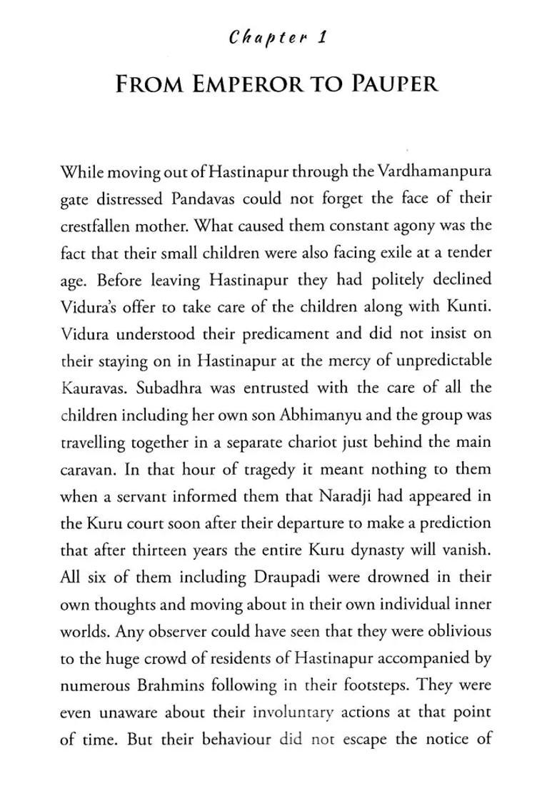 Pandavas In Exile The Third Book In The Mahabharata Trilogy - Indya