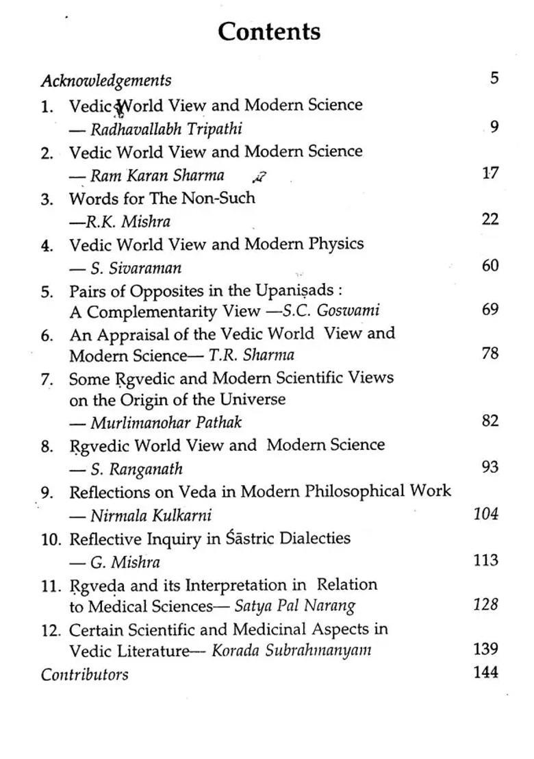 Vedic World View And Modern Science - Indya