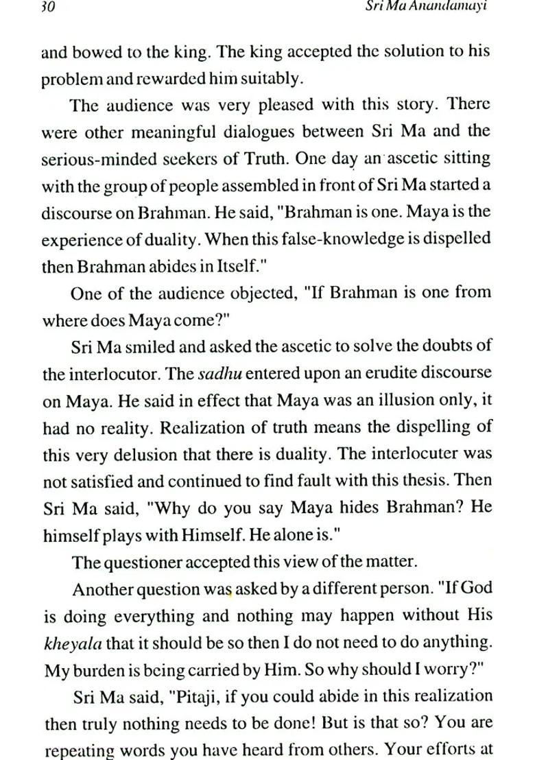 The Most Gracious Presence Sri Ma Anandamayi Volume Iii - Indya
