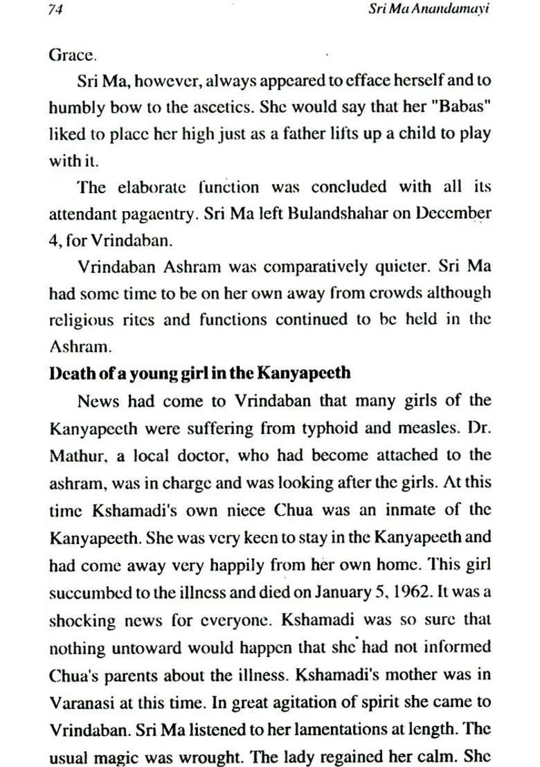 The Most Gracious Presence Sri Ma Anandamayi Volume Iii - Indya