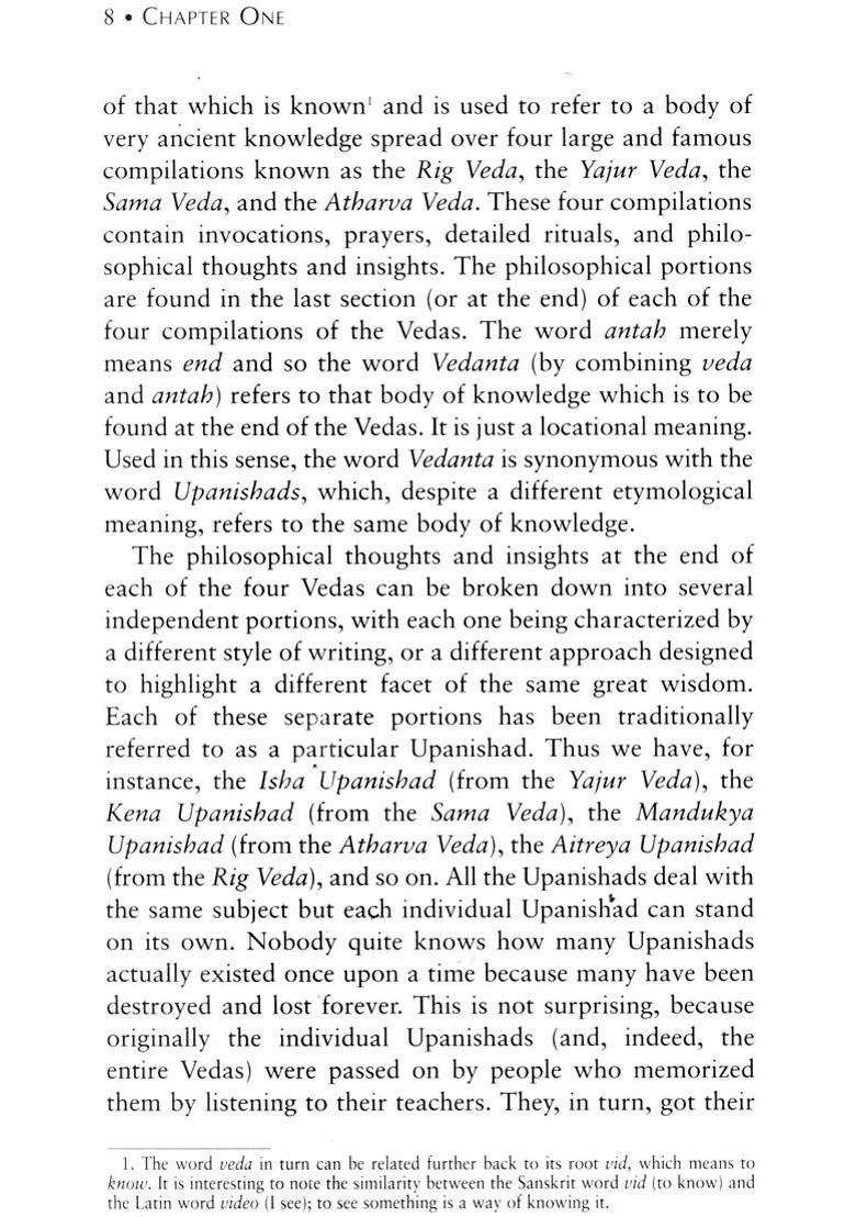Common Sense About Uncommon Wisdom Ancient Teachings Of Vedanta - Indya