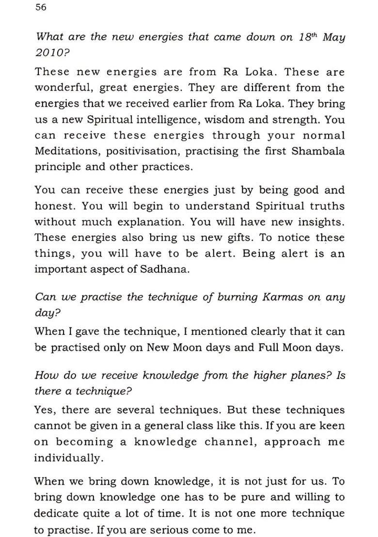 Channelled Knowledge From The Rishis - Indya