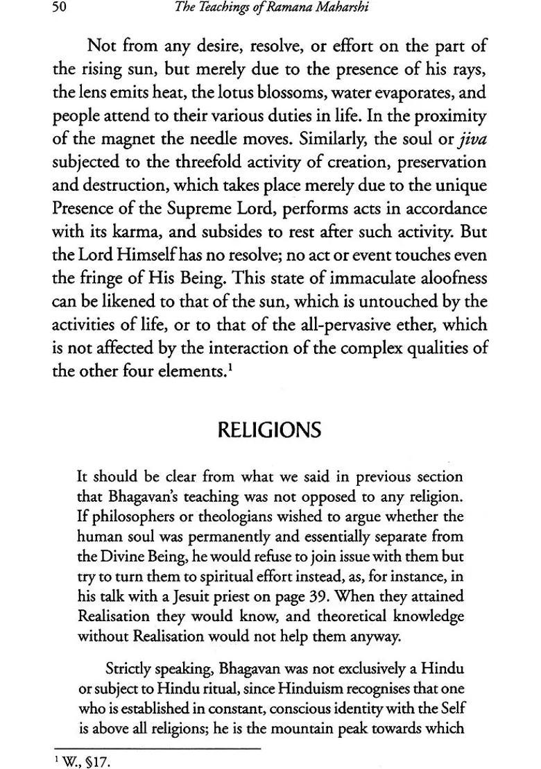 The Teachings Of Ramana Maharishi In His Own Words - Indya