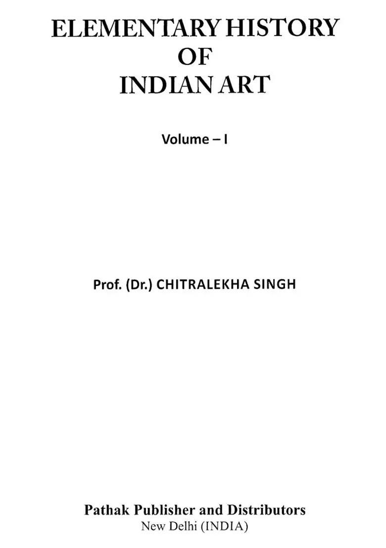 Elementary History Of Indian Art - Indya