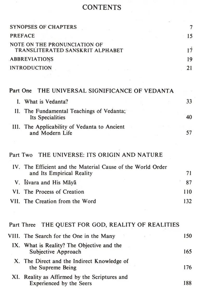 The Universe God And God- Realization From The Viewpoint Of Vedanta - Indya