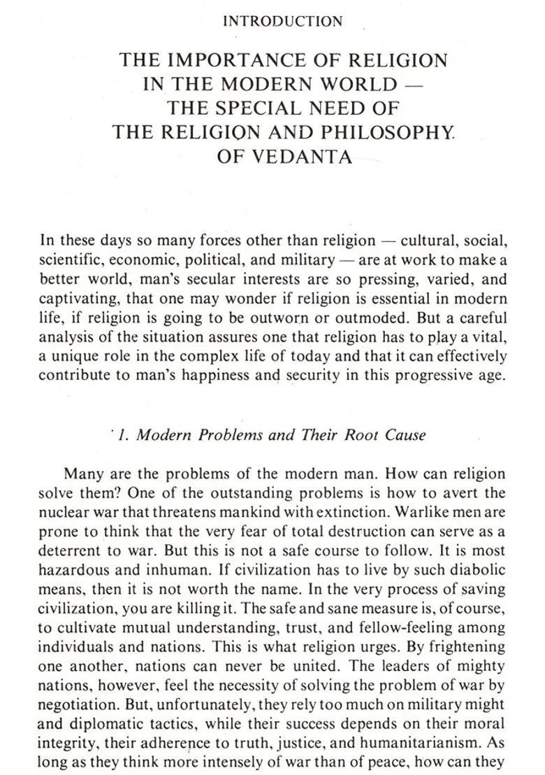 The Universe God And God- Realization From The Viewpoint Of Vedanta - Indya