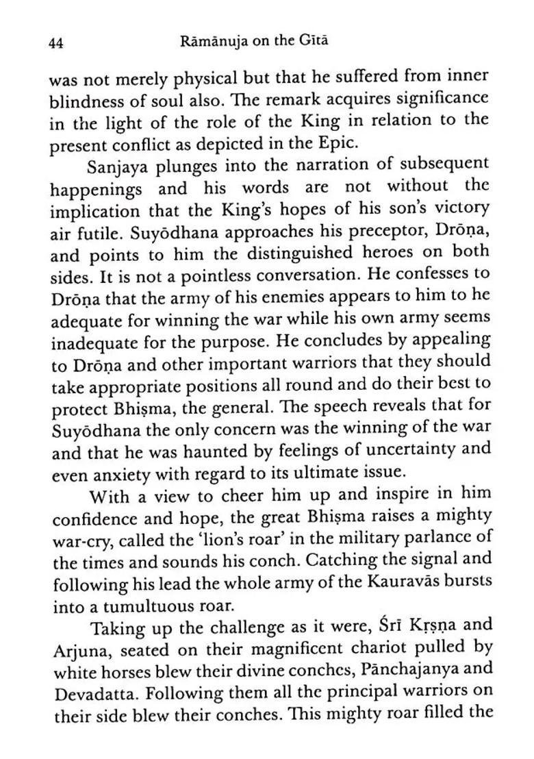 Ramanuja On The Gita - Indya
