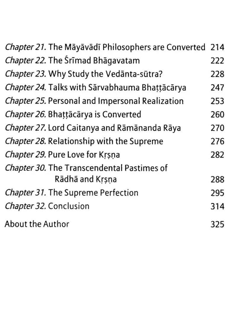 Teachings Of Lord Caitanya The Golden Avatara - Indya