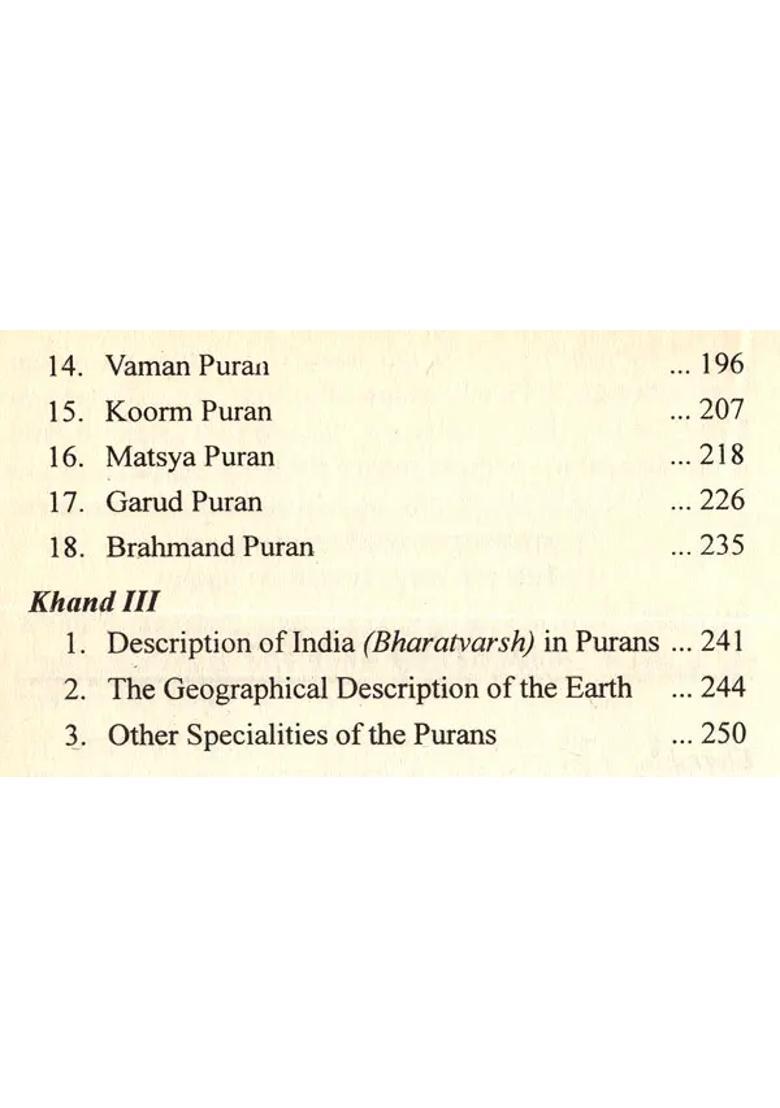 Message Of The Purans An Old And Rare Book - Indya