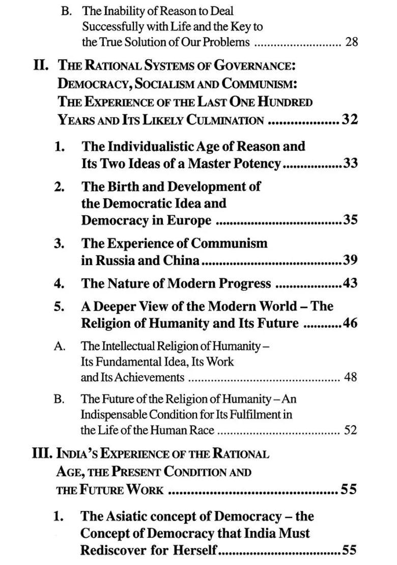 The Truth About Modern Polity In The Light Of Sri Aurobindo - Indya