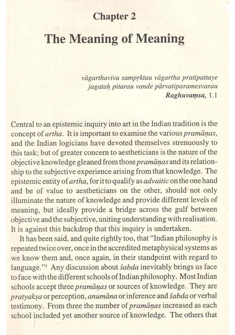 The Advaita Of Art An Old And Rare Book - Indya