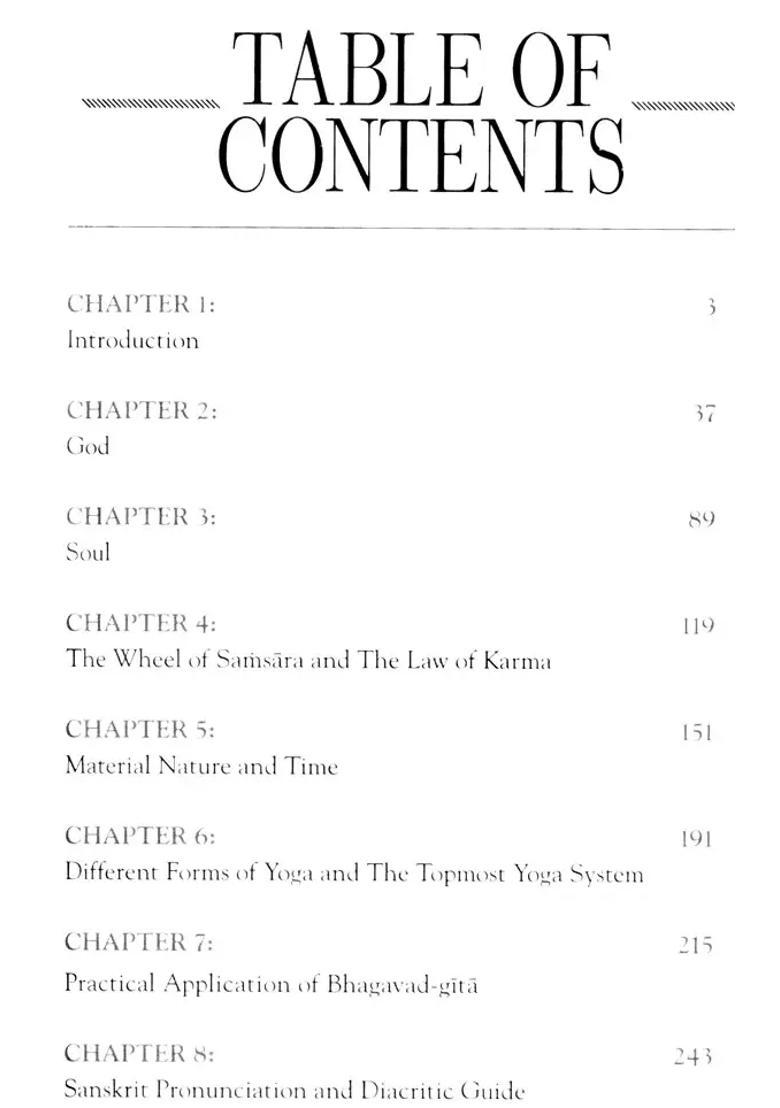 Basics Of Bhagavad Gita - A Thematic Study Bhagavad Gita - Indya