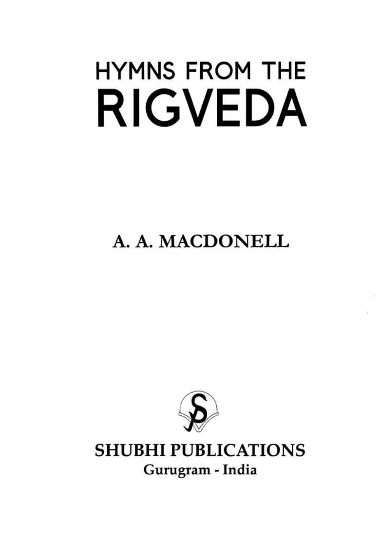 Hymns From The Rigveda Photostat - Indya