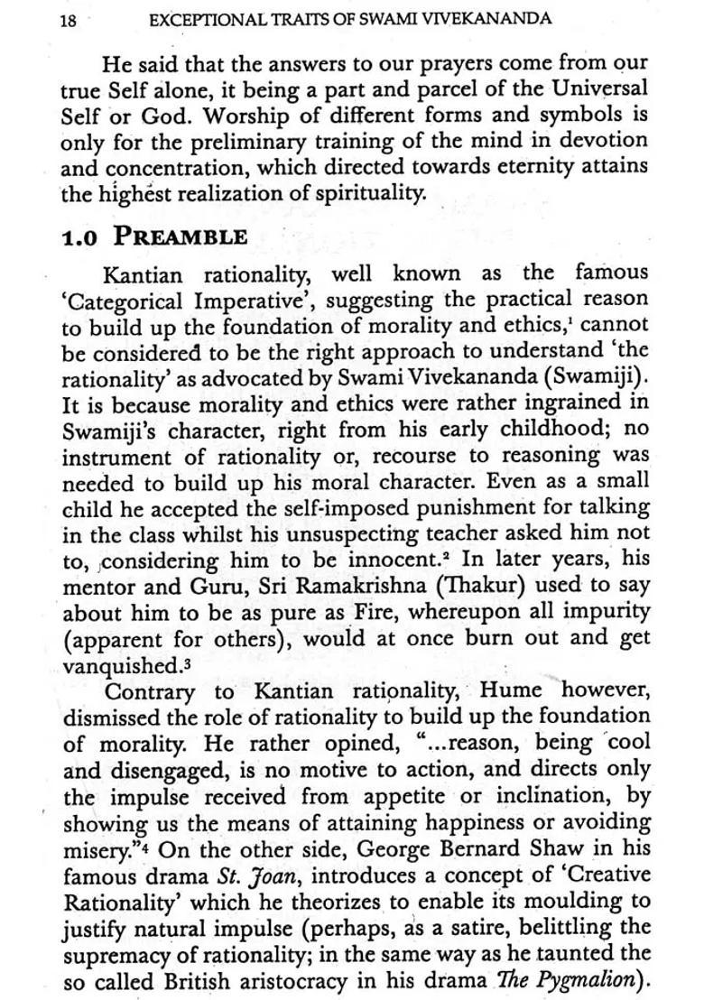 Exceptional Traits Of Swami Vivekananda - Indya