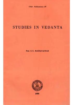Studies In Vedanta An Old And Rare Book