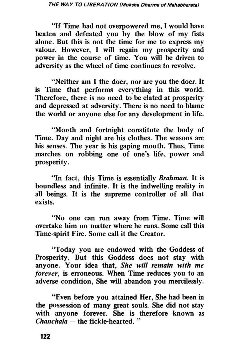 The Way To Liberation Moksha Dharma Of Mahabharata An Old And Rare Book - Indya