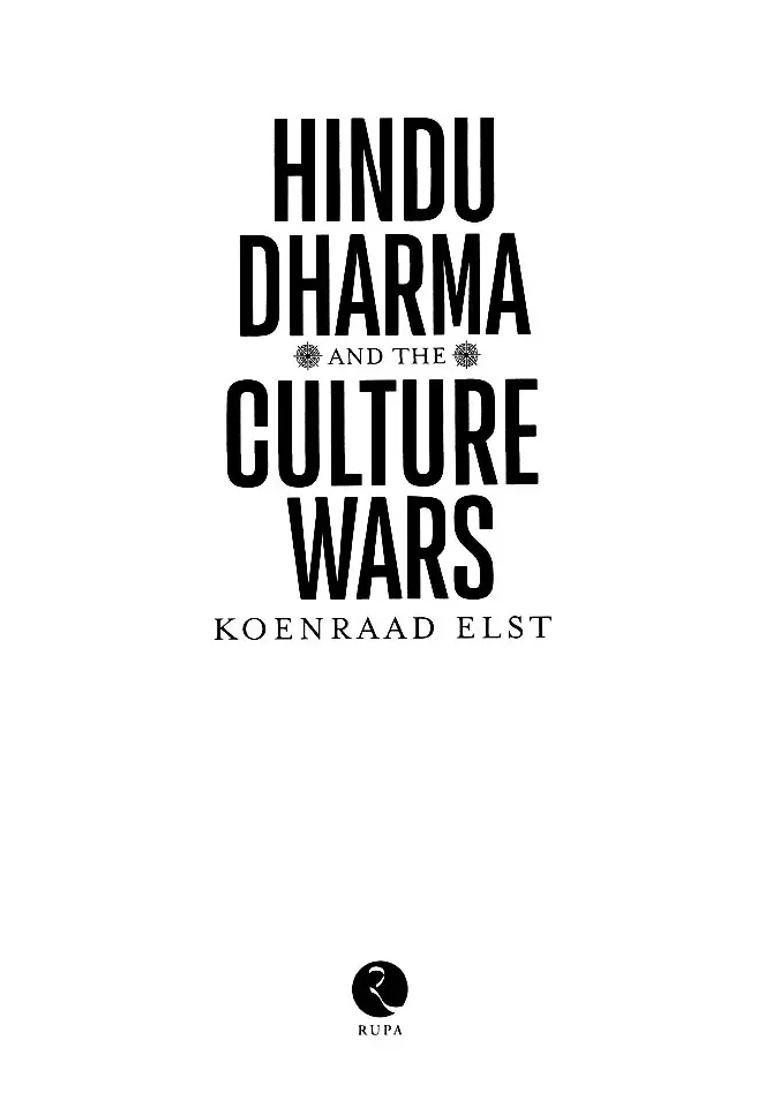 Hindu Dharma And The Culture Wars - Indya