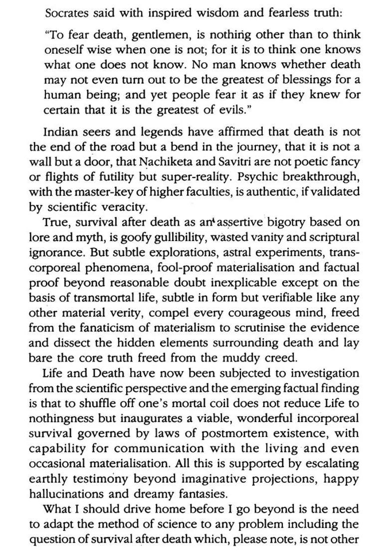 The Great Mystery Of Life Beyond Death - Indya