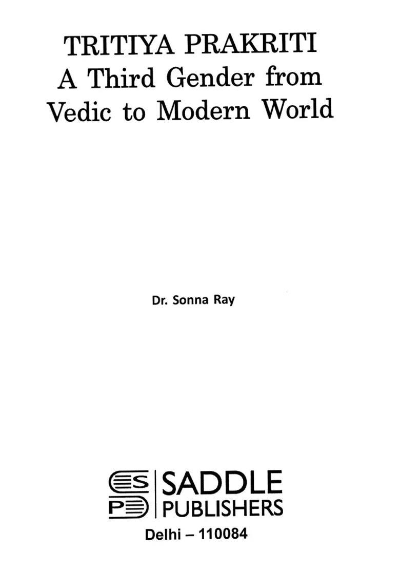 Tritiya Prakriti- Third Gender From Vedic To Modern World - Indya