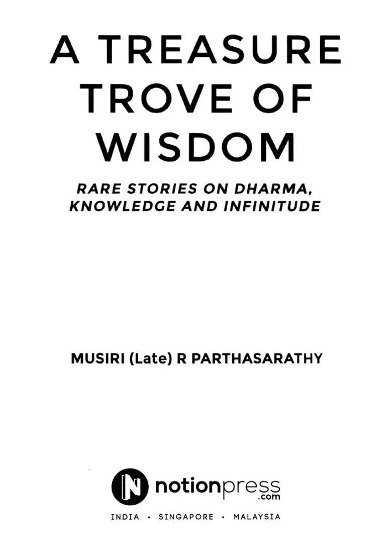 A Treasure Trove Of Wisdom - Indya