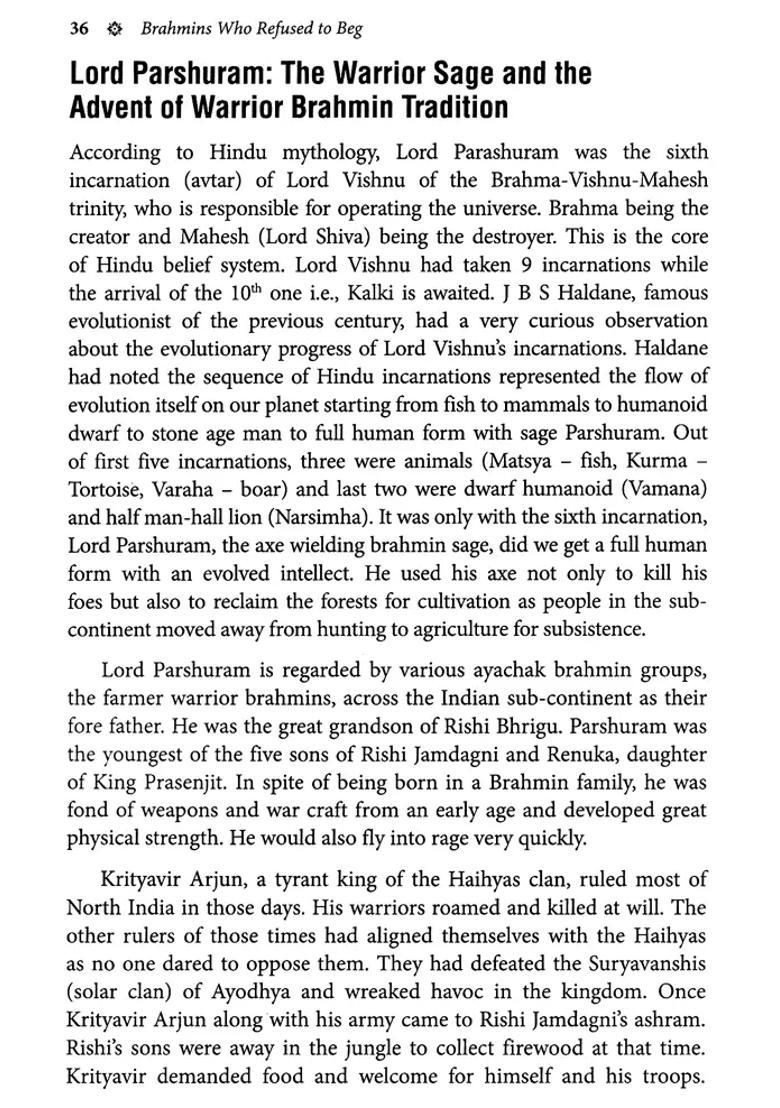 Brahmins Who Refused To Beg Brief History Of Bhumihars 