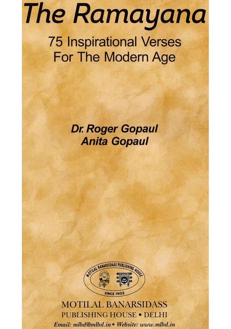 The Ramayana- 75 Inspirational Verses For The Modern Age - Indya