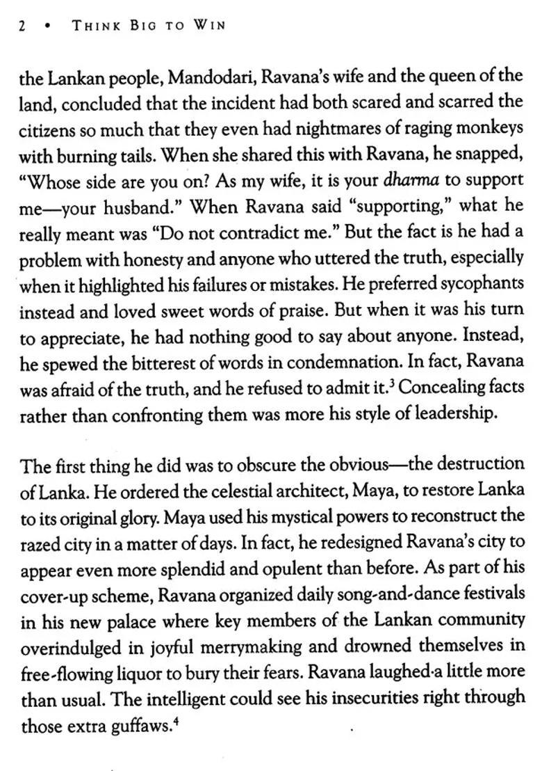 Think Big To Win- Dare To Transfrom Your Life Ramayana The Game Of Life - Indya