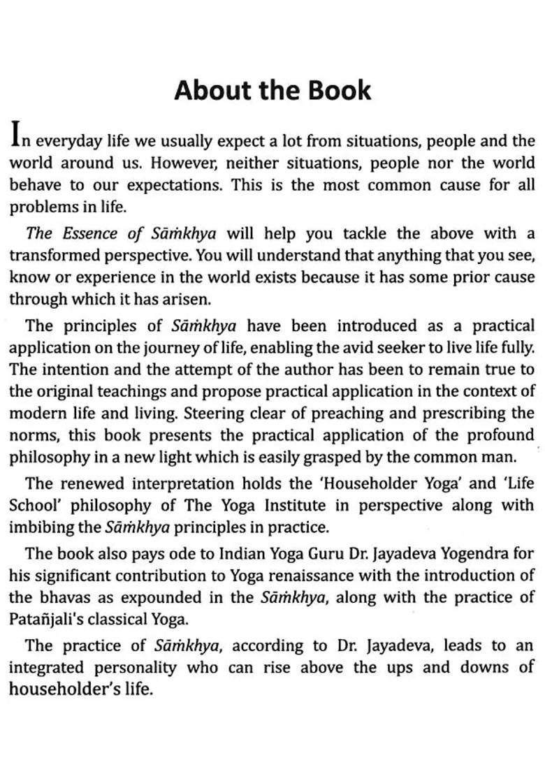 Samkhya Karikas The Foundation Of Yoga Philosophy - Indya