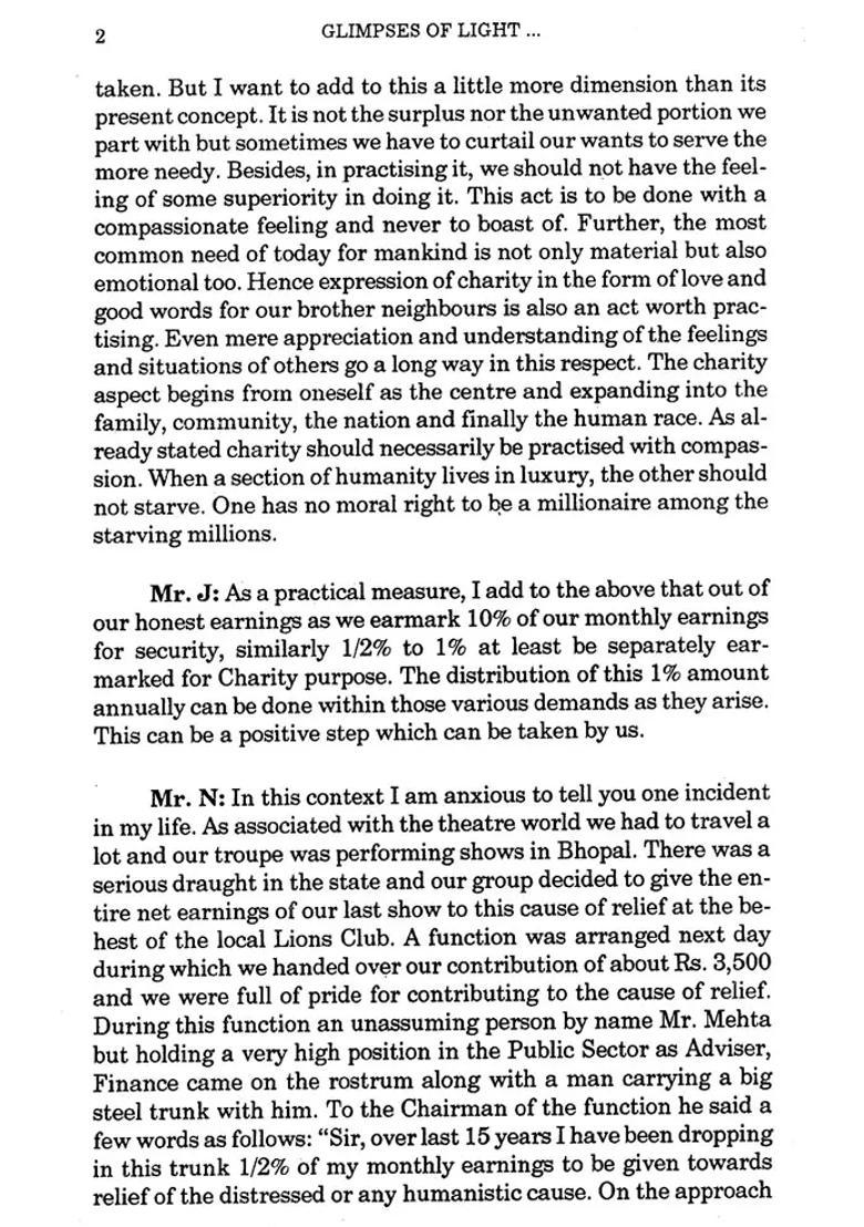 The Glimpses Of Light Through Mist And Clouds An Old And Rare Book - Indya